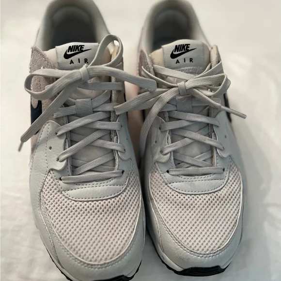 NIKE AIR MAX SNEAKERS WHITE PINK BLACK - Picture 2 of 8